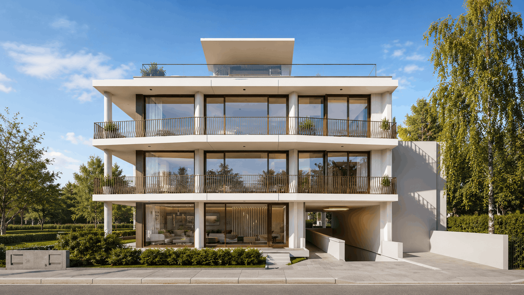 nowoczesny, kameralny apartamentowiec